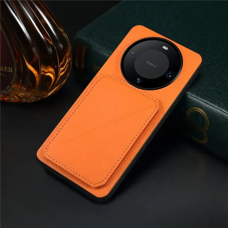 Leather Magnetic Wallet Phone Case - EUCAGR Collection