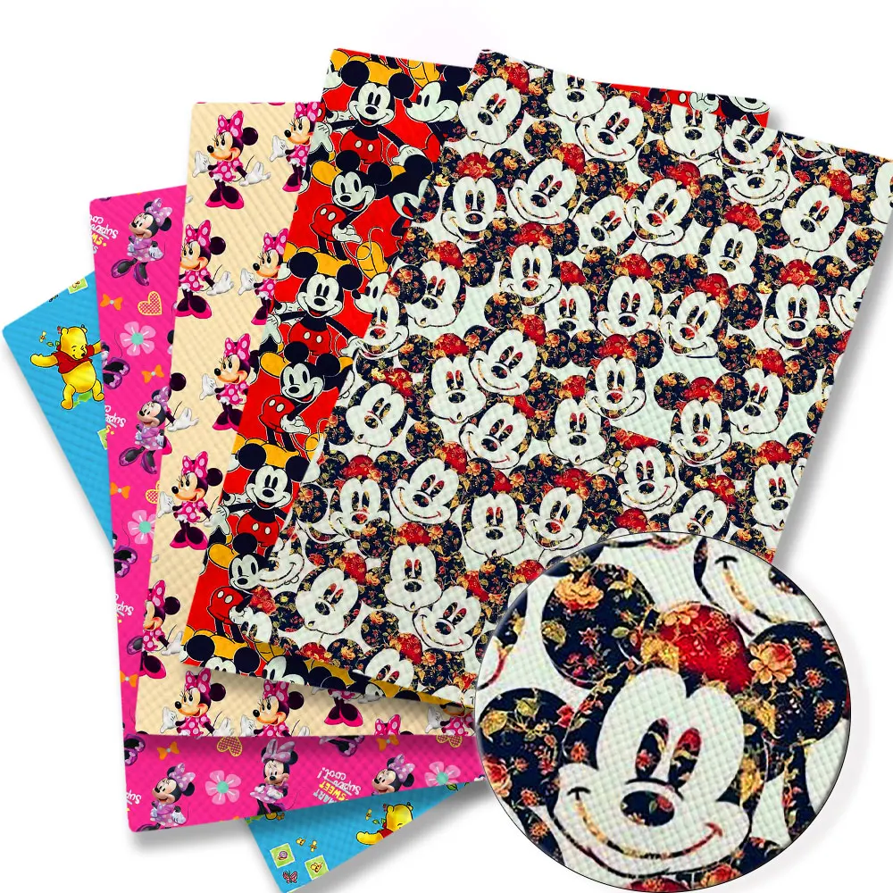 

disney fabric 140x50CM Cartoon cotton fabric Patchwork Tissue Kid Home Textile Sewing Doll Dress Curtain Polyester cotton Fabric