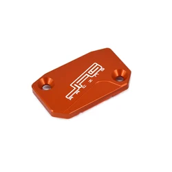CNC Front Brake and Clutch Fluid Reservoir Cover Cap (Orange)