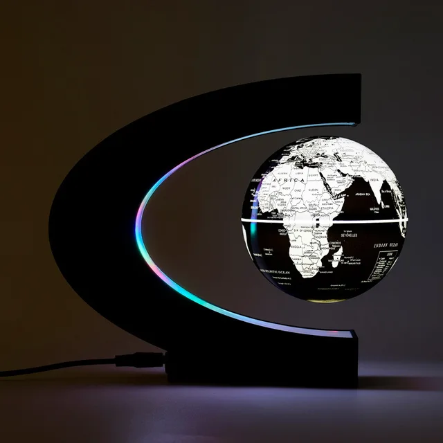 Surprise your friends with the Light Anti Gravity Magnetic Levitation Floating World Map Globe, a unique Christmas gift idea.