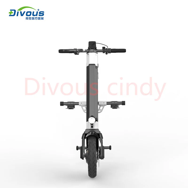 12 Inch N/W: 17.4KG Handicap Wheelchair Trailer for Disabled Driver Head Electric Handbike Handcycle 6