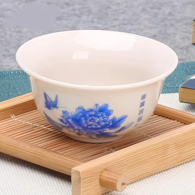 Tea set Chinese traditional gai wan tea cup kungfu travel bowl porcelain