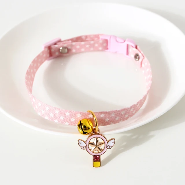 peach kitten collar