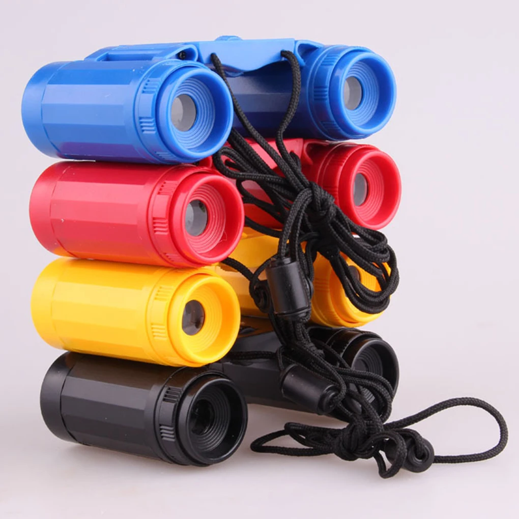 Telescope Kid Strap Children Binocular Binoculars Toy Concert Game Travel Kindergarten Education Teaching Aids Yellow 2