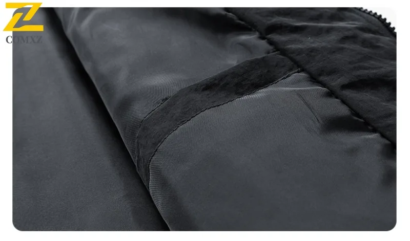 COMXZ 2025 Autumn New Men Color Block Jacket Shirt Collar American Coat Youth Hong Kong Style Casual Trend Lapel Workwear Coat