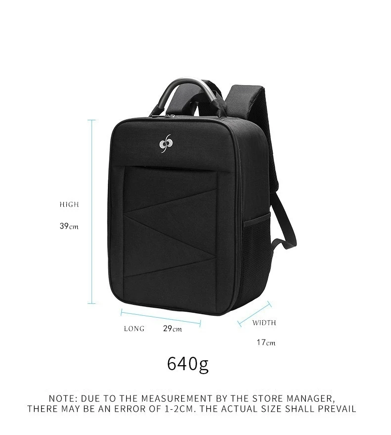 Vue intérieure du sac bandoulière DJI Mavic 4 Pro avec mousse de protection pour drone et télécommande