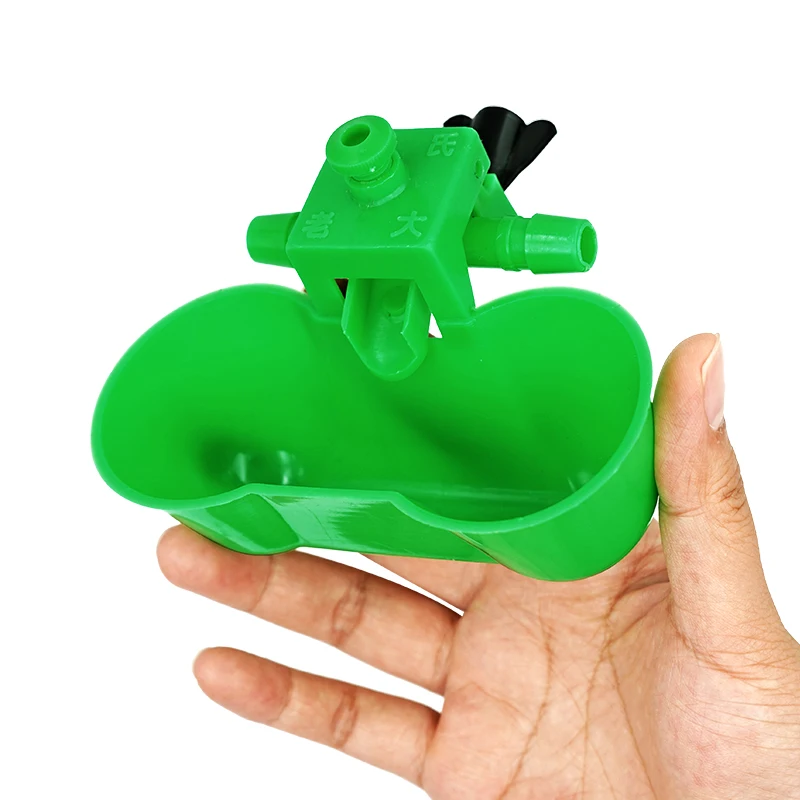 Double Cups Bird Quail Water Bowl Chick Quail Pigeon Chicken Drinking Cup Screws 2/4/6Pcs Bird Feeder Tools