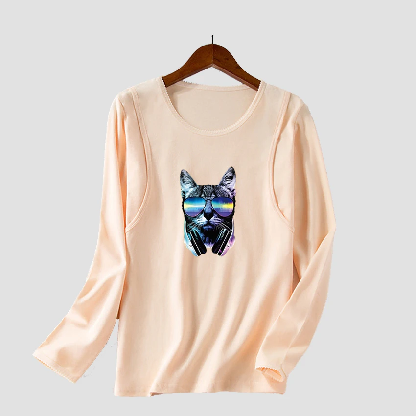 

Cat Animal Maternity T-shirts Maternity Nursing Breastfeeding Long Sleeve Pregnant Tees Women Pregnancy Tops Add Your Design