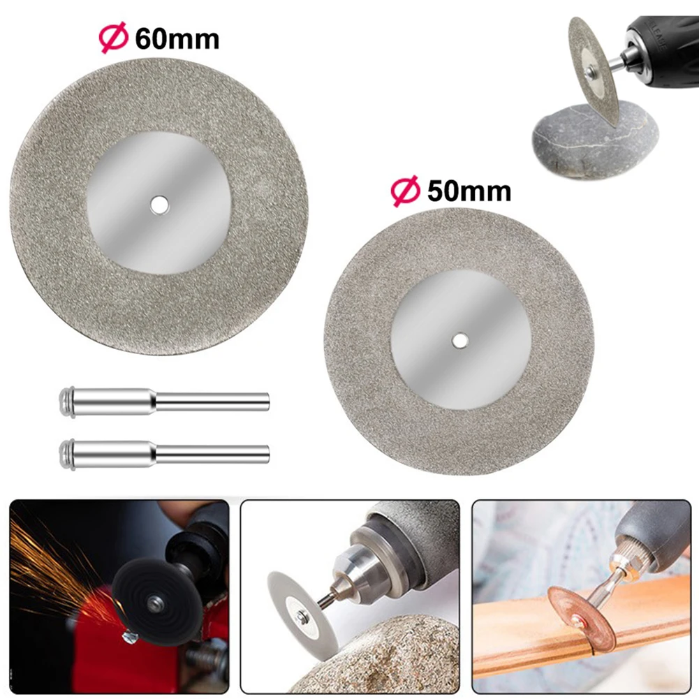 

4Pcs Circular Saw Blade Diamond Grinding Wheel 40 50 60mm Wood Cutting Disc Set For Dremel Rotary Tool Accessories