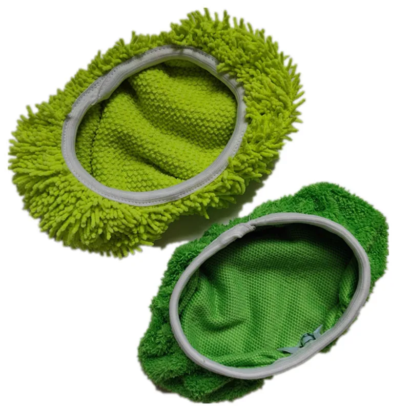 Microfiber Mop Pad Rotary Mop Cleaning Pad for Bathroom Coral Fleece Chenille Replacement