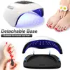 220W UV LED Nail Lamp for Nails Fast Curing Dryer Light Automatic Sensor UV Drying Lamp Gel Polish Professional Art Tools 4