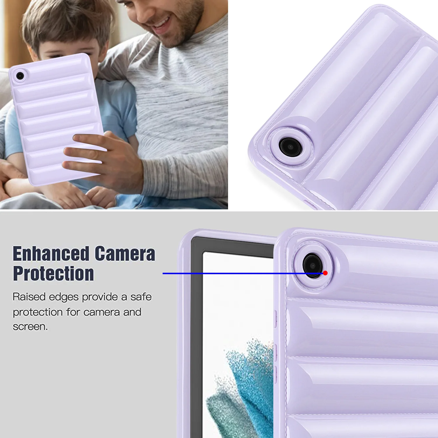 New Fashion Anti-Fall Silicone Protective Tablet Case