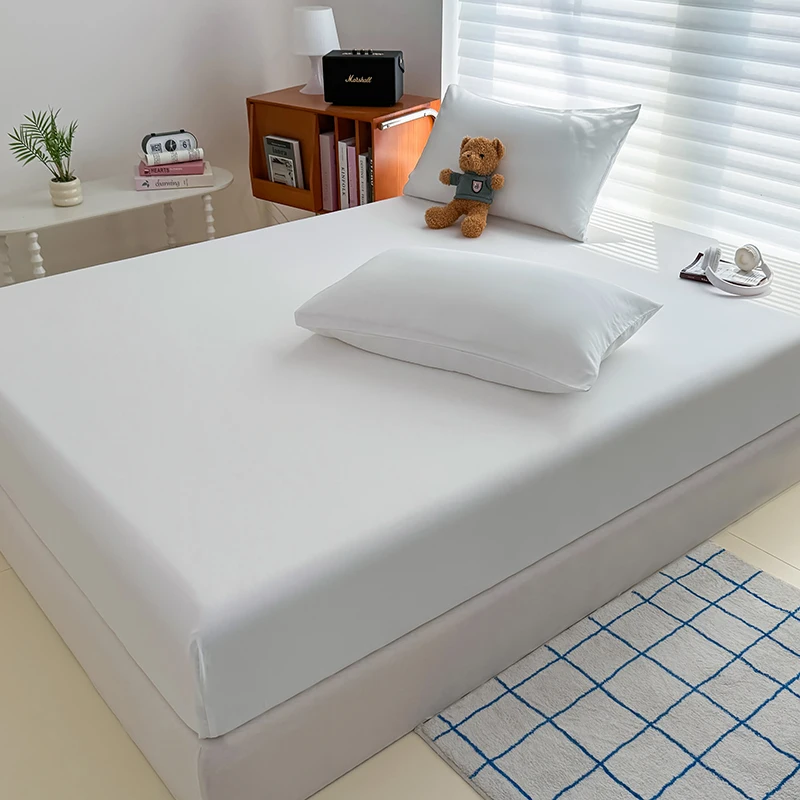 세탁 가능한 매트리스 커버 (탄성 밴드 포함, 미끄럼 방지, 조절 가능, 싱글/더블/킹/퀸 사이즈, 90x200, 150x200, 180)