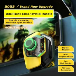 ABS Silicone Bluetooth-compatible 5.0 Mobile Phone Type-c Gamepad Joystick Controller C1 for PUBG for IOS Android Gaming Handle