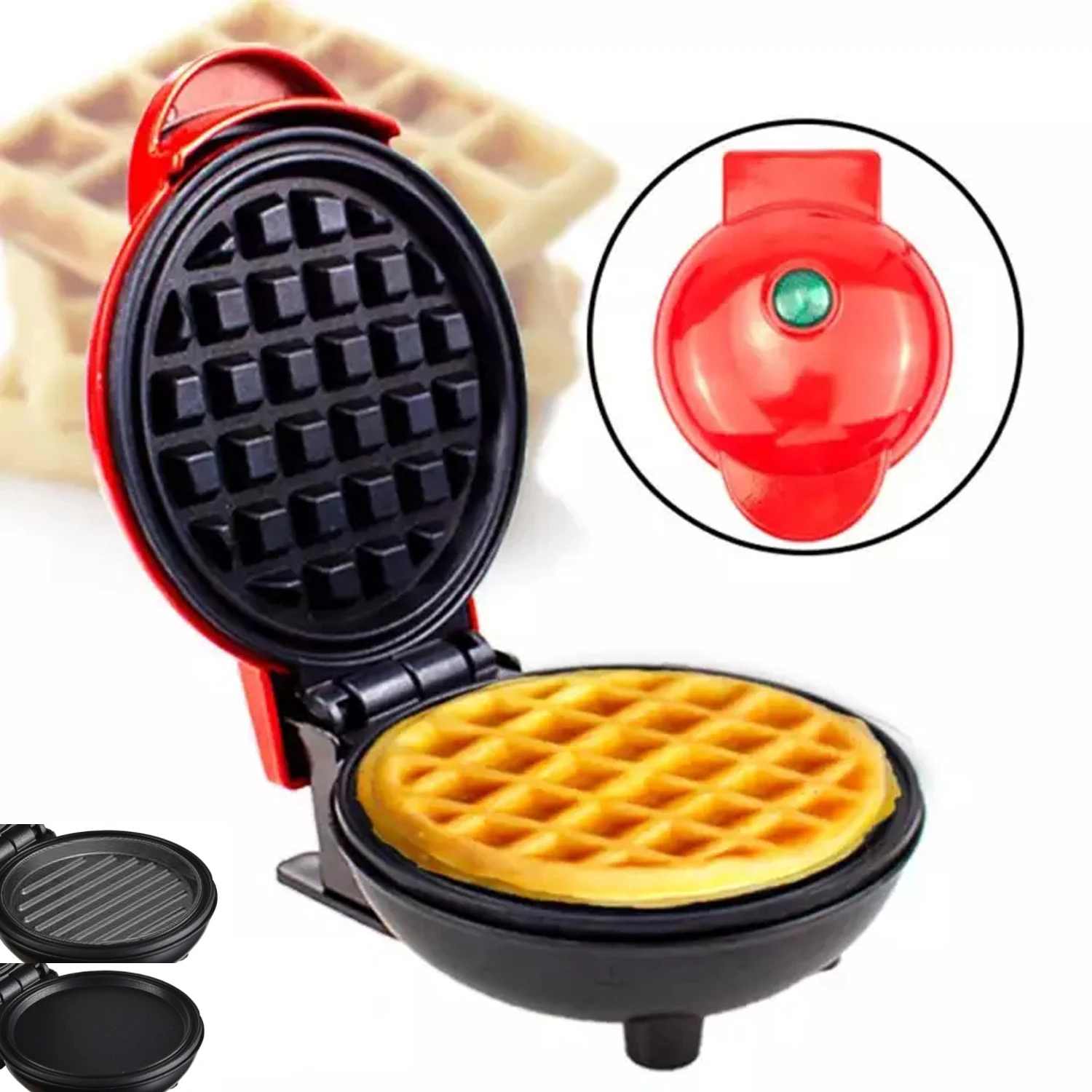Electric Waffles Maker Machine Kitchen Cooking Appliance Breakfast