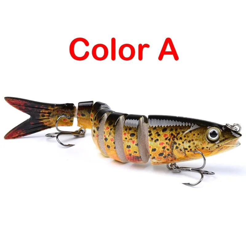 

Bigbait Sinking Wobblers Fishing Lures, Floating Jointed Minnow, Bass Mandarin Fishbait, Sea Bass, Hard Bait, 13.5cm, 19g, 1Pc