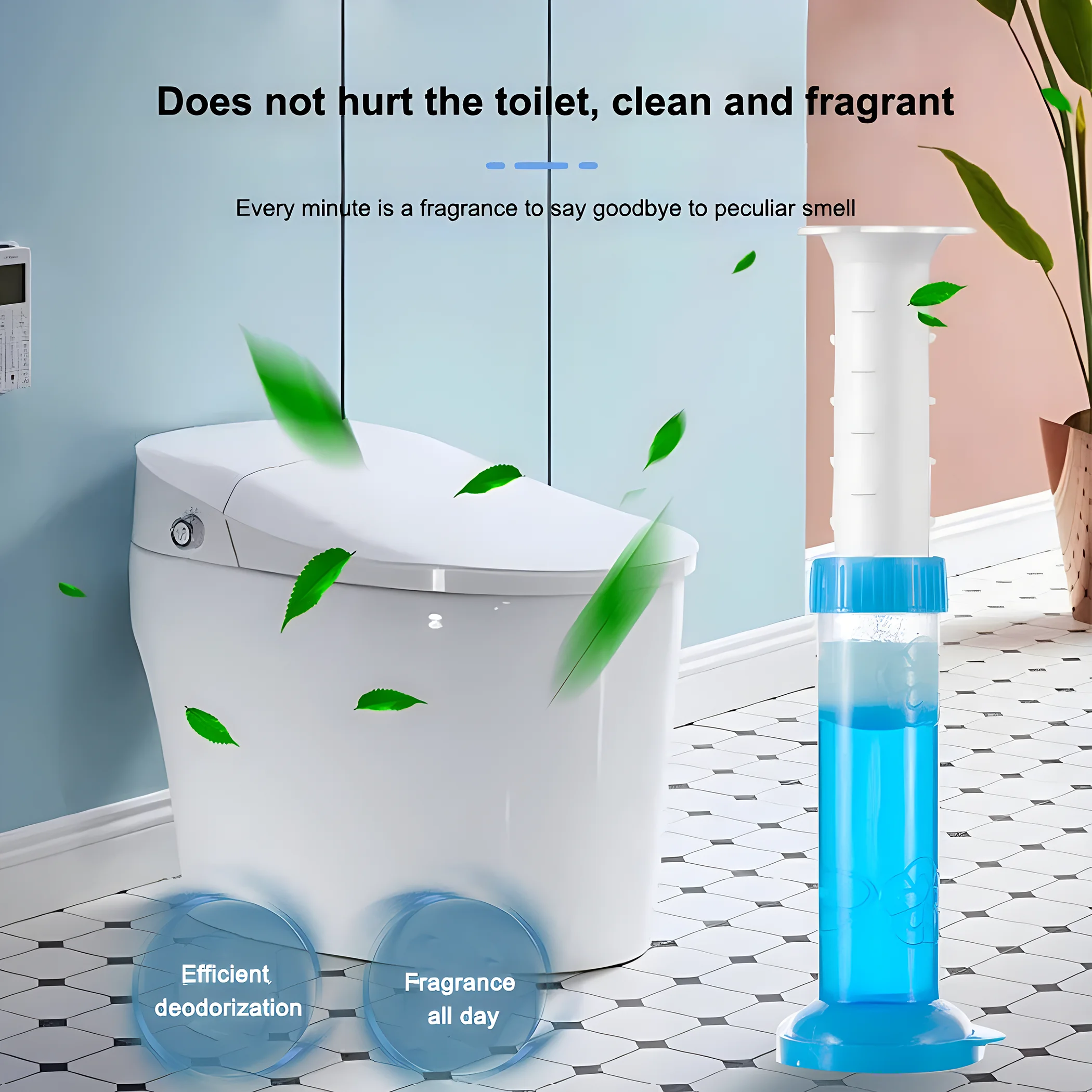 Toilet Cleaner Gel 1/2Pcs Flower Toilet Cleaner Gel Syringe Aromatic Drain Toilet Cleaning Detergent Air Freshener Remove Odors Home Bathroom Tools