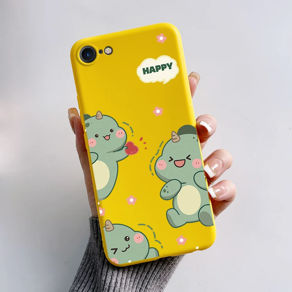 Stylish Painted Soft Silicone TPU Phone Case - 4.7'' Protective Back Cover