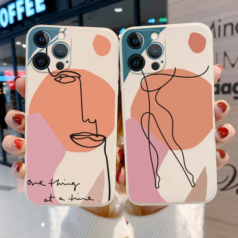 

Soft Case for iPhone 11 Cases For iPhone 12 13 Pro Max XR XS X Mini 8 7 Plus 6S 6 SE 2020 Covers Silicon Lens Protection Fundas