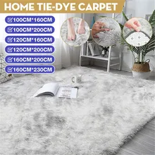 Living Room Plush Thick Carpet Decoration Nordic Fluffy Rugs Soft Velvet  Soft Large Mat Rugs Bright Color Anti Slip Pink Carpet