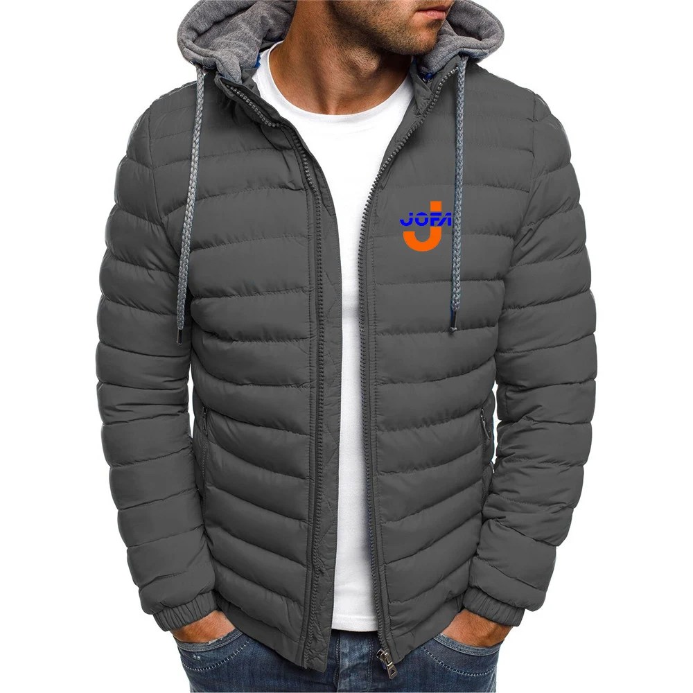 Men's Lightweight Warm Hooded Down Jacket for Autumn Winter
