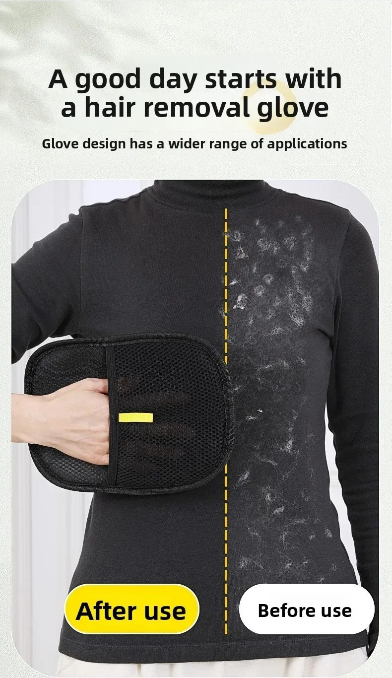 2-in-1 Pet Grooming Glove For Cats And Dogs Electrostatic Mitt_voghion.com
