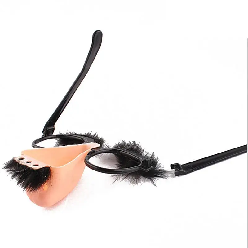 Funny Disguise Glasses Toy for Halloween Creative Nose And Mustache Glasses Adult Children Big Nose Tricky Props Halloween Decor