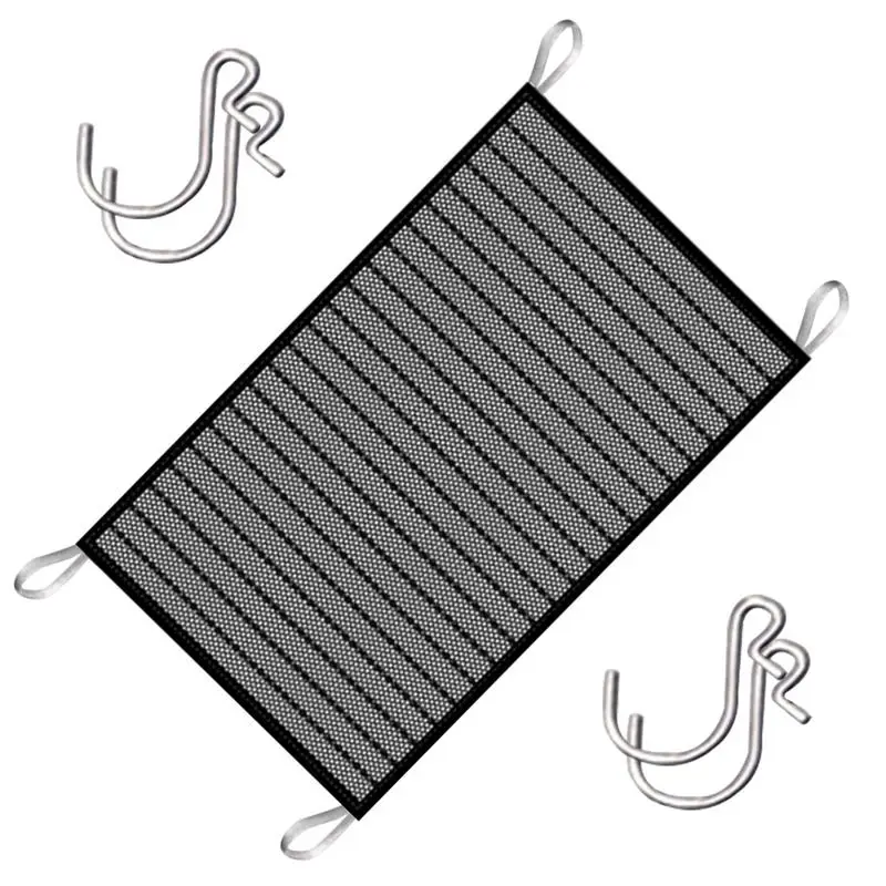 Car Front Protection Mesh Car Hood Grill Engine Bumper Net Washable Prevent Stones Dirt and Leaves Dustproof Front Grill Net for