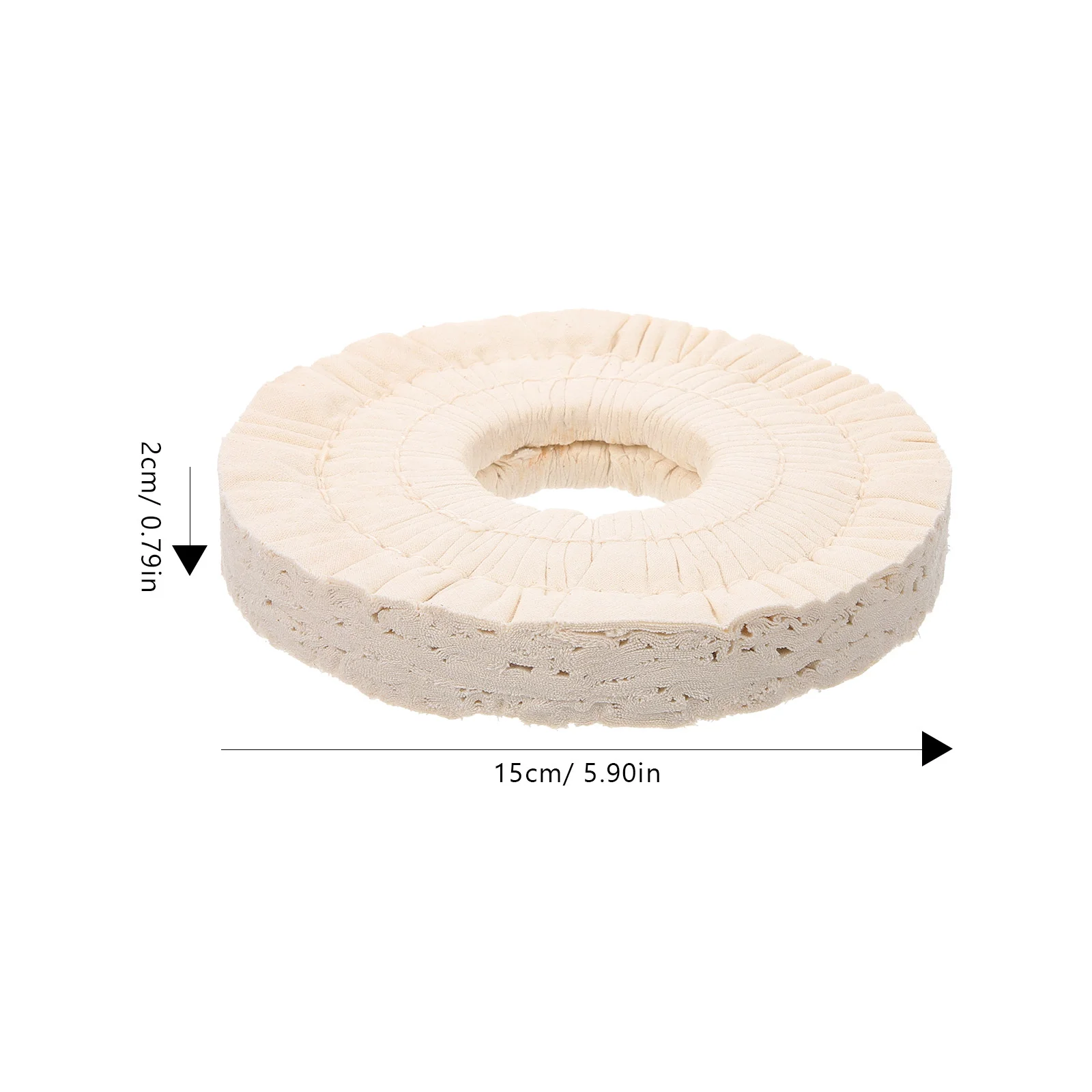 Sanding Discs 150X50X25Mm Non Woven Fabric Polishing Wheel Cloth Edge Banding Machine Accessories ing Wheel Replacement Sanding Disc