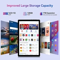 Android 15 Tablet 10.4 Inch 8-Core Processor 16GB RAM 128GB ROM 1TB TF Card Expand 5G/2.4G WiFi 5MP+8MP Camera Tablet Bundle - Image 3