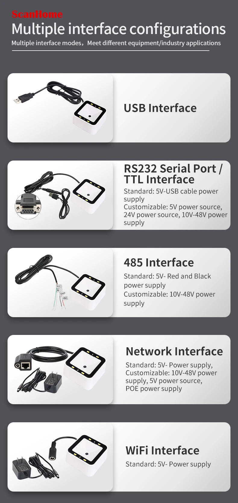 plataforma leitor de código de barras usb