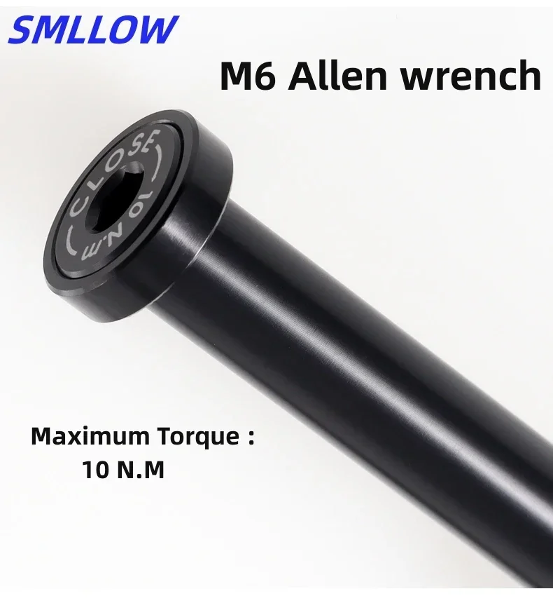 Smllow M12 Axle MTB Road Bike Thru Axle 12*142 12*148 12*168 12*175 frame front fork shaft skewer bicycle thru Axle 5