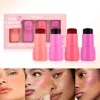 Jelly Blush Set Q-Pop 4-Color Moisturizing matte Blush Blush 4