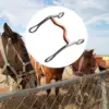 Western Horse Snaffle Chew Racing Accessory Equestrian Mouth Bit for Outdoor Horse Riding Training Equestrian Sports Competition 3