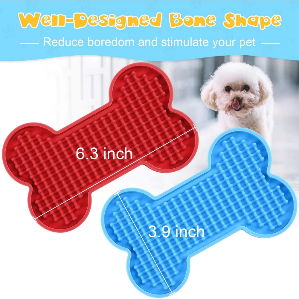 Mighty Paw Dog Lick Pad - BPA-Free Silicone Mat - Anxiety Relief, Dental  Health Support, Easy Grooming, Slow Feeding, Dishwasher Safe