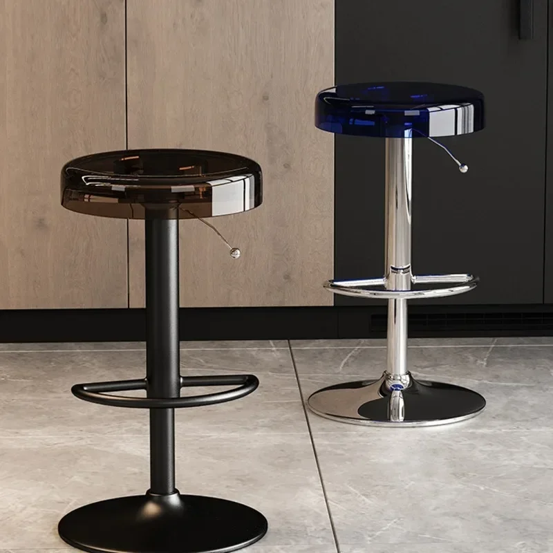 Acrylic High Stool For Kitchen Island Modern Cash Register Chair High-End Coffee Shop Bar Chair