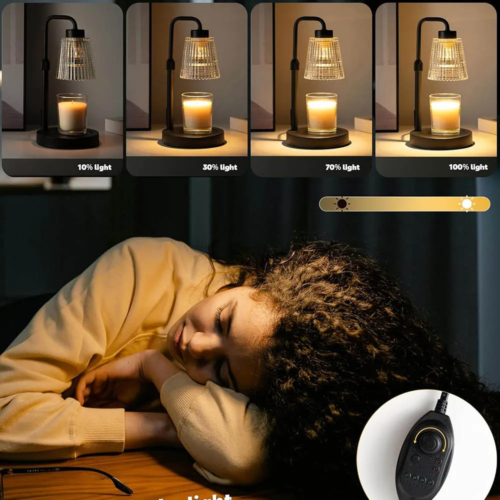Dimmable Candle Warmer Lamp with Timer – Electric Wax Melter & Home Decor Gift 4 S518360a469714f5e8f1d628d6761fcddE