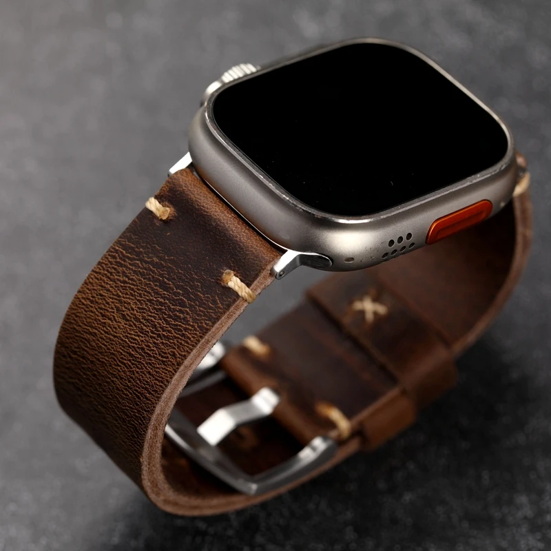 Premium High-End Italian Genuine Leather Handmade Strap Bracelet