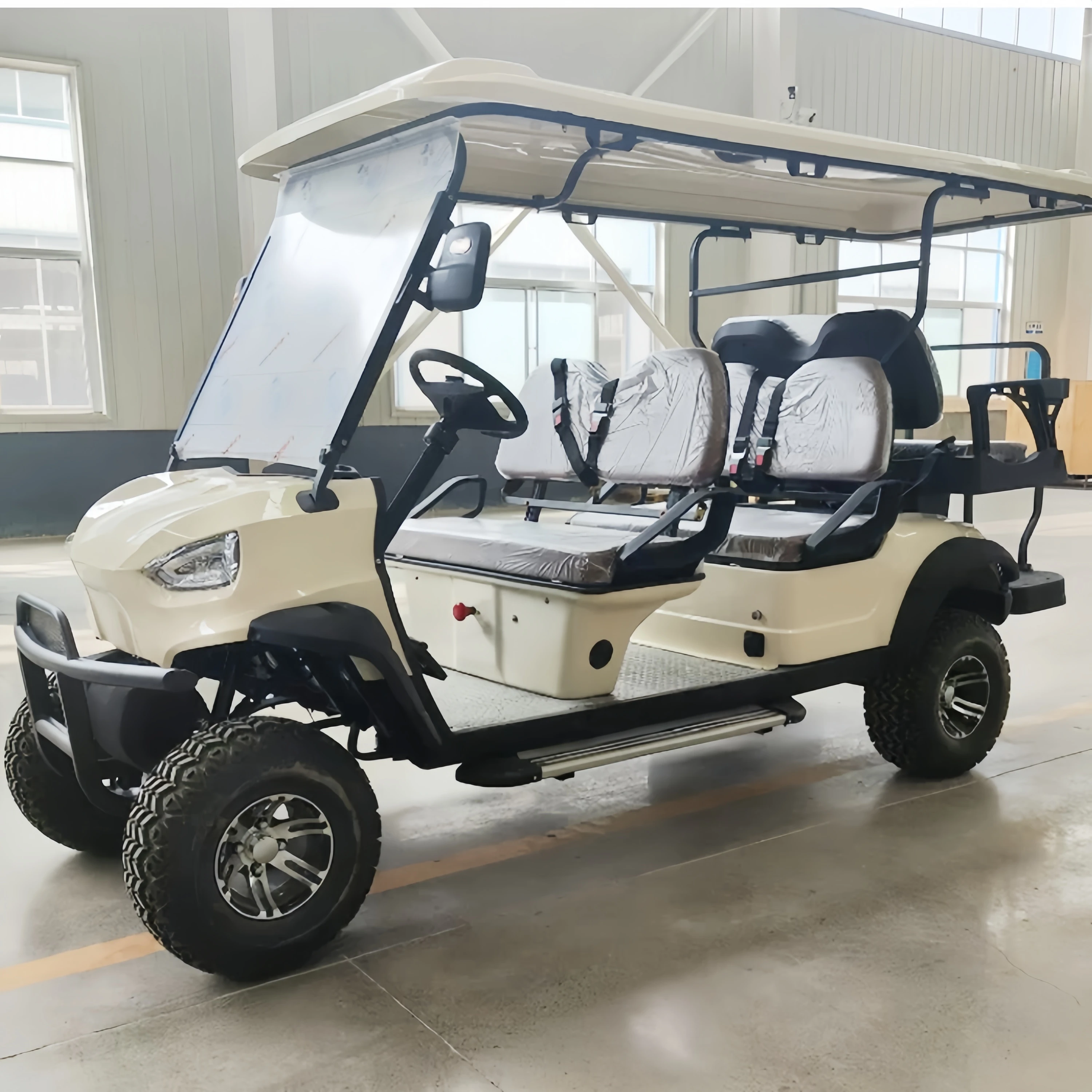 Lithium Battery Electric Golf Cars 48V 60V 72V 4kw 5kw AC Motor 2 4 6 8 Seater Golf Cart