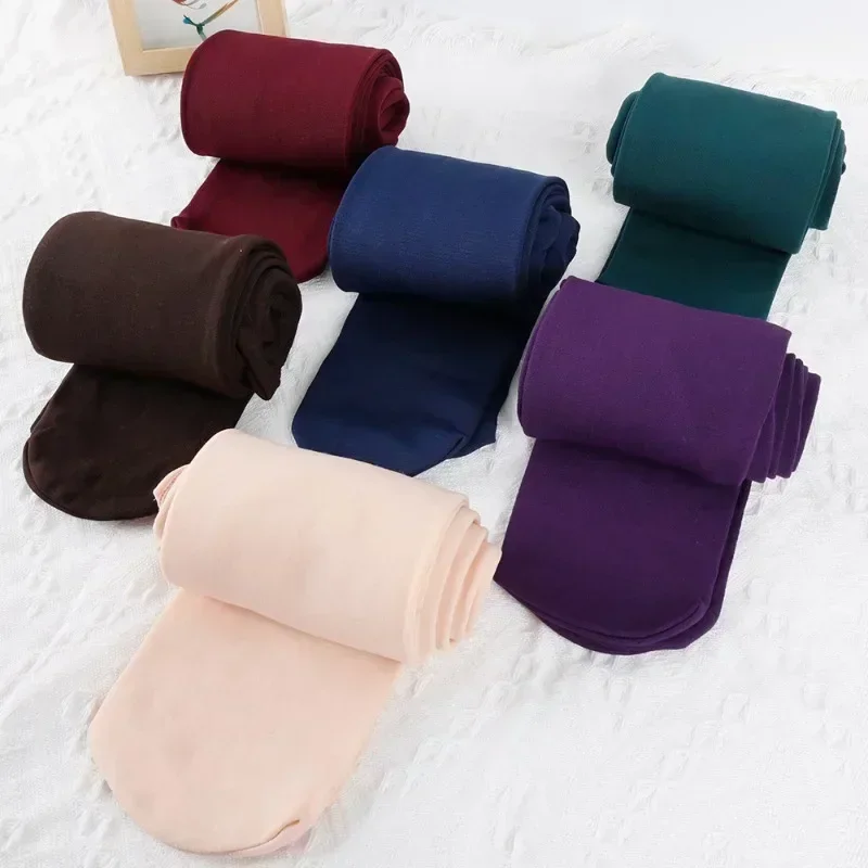 Women's Thermal Winter Tights Fleece Lined Sheer Velvet Pantyhose Thick Warm Leggings with Plush Inner Layer
