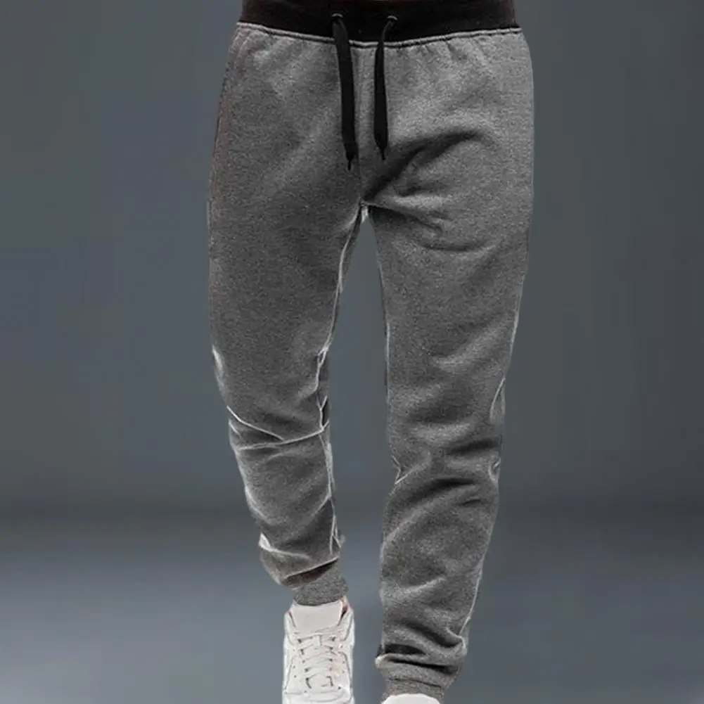

Comfortable Men Trousers Comfortable Loose Fit Men's Sports Pants for Fitness Running in Autumn Winter Men Drawstring Pants