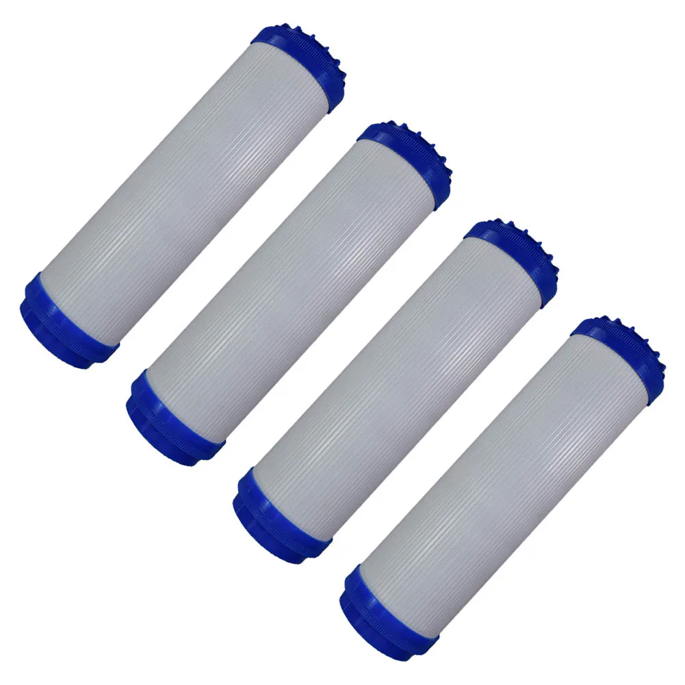 

4pcs Set 10\" UDF Granular Activated Carbon Filter Strainer Water Filter System For Water Purifier And Universal Carbon Filter