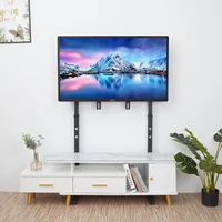 Heavy Duty TV Floor Stand Mount Adjustable Heights Free Standing for 32-100 Inches - Image 4