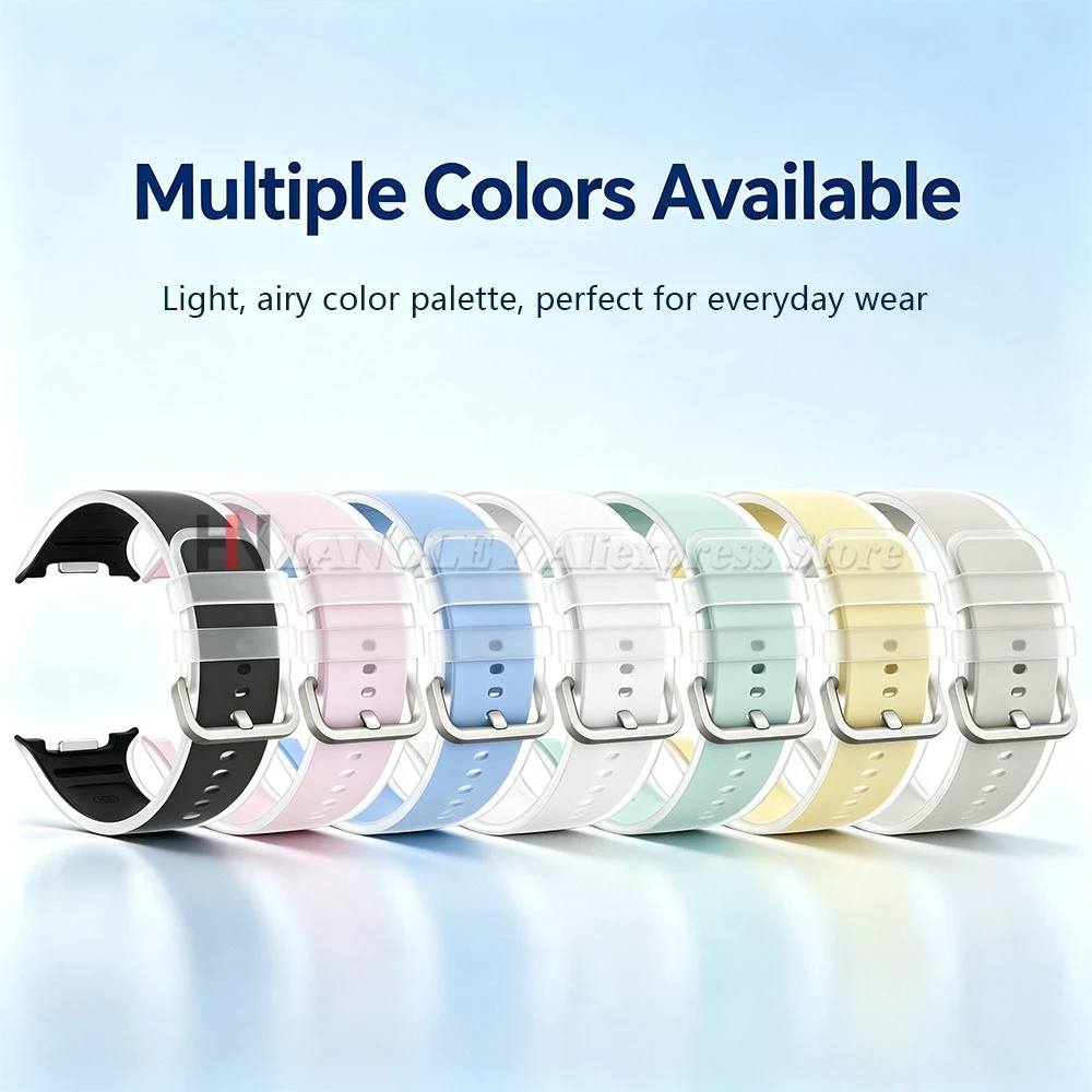 Translucent Silicone Waterproof Bracelet for Watches - Unisex Strap