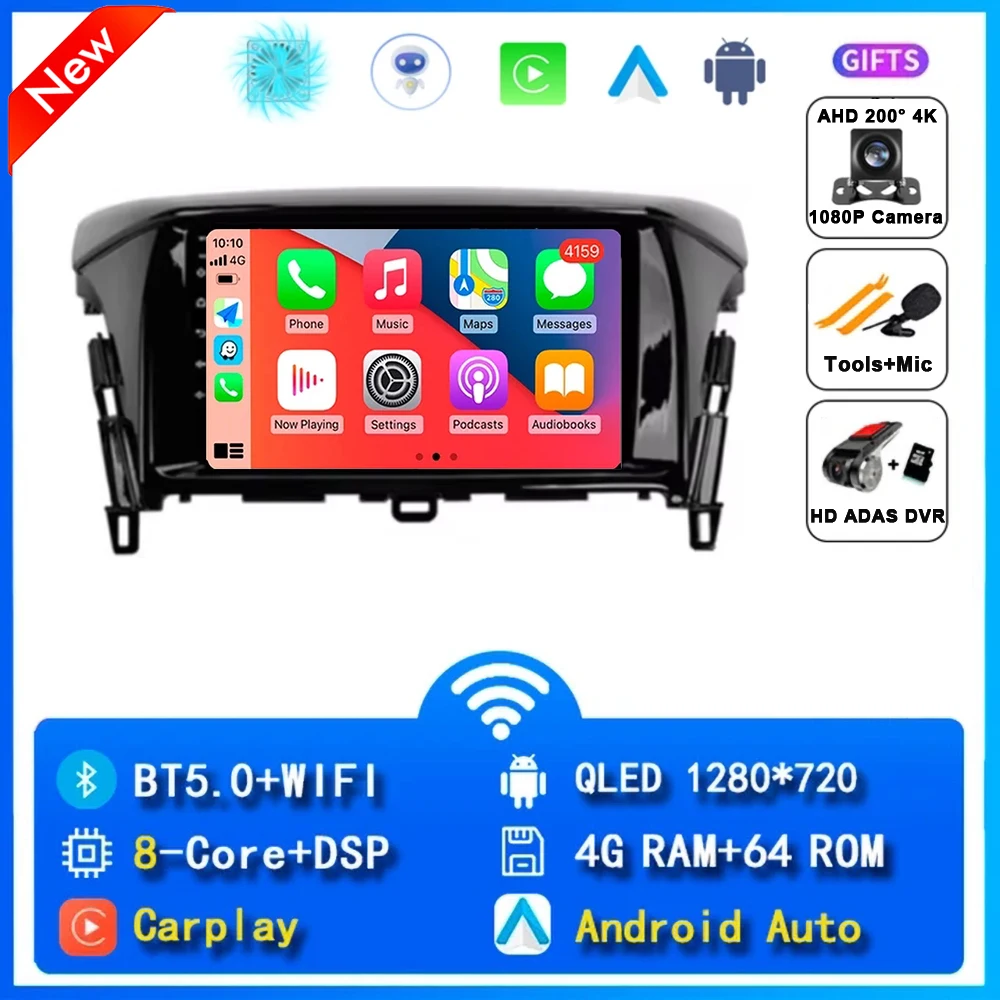Andorid 15 Carplay Auto Car Radio For Mitsubishi Eclipse Cross