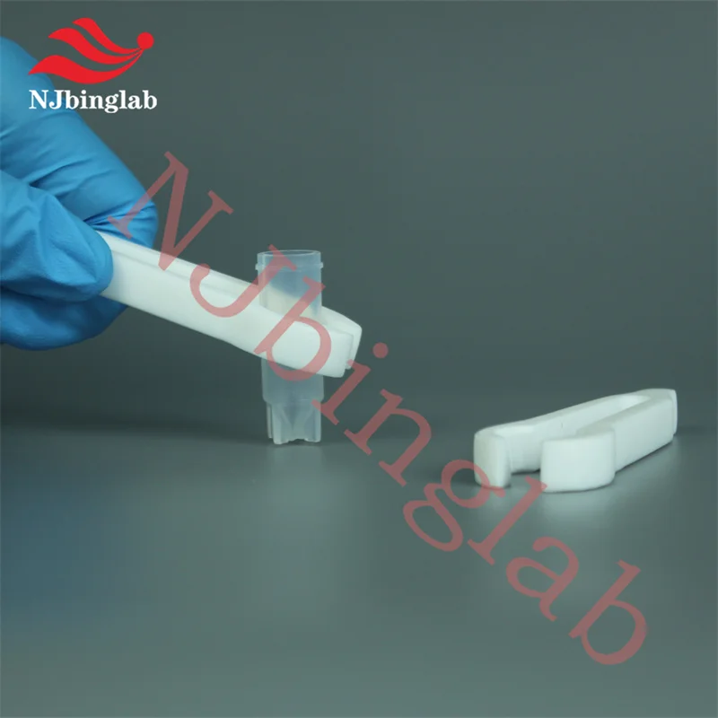 NJbinglab PTFE tweezers, for pick up 3ml PFA vials, no pollution