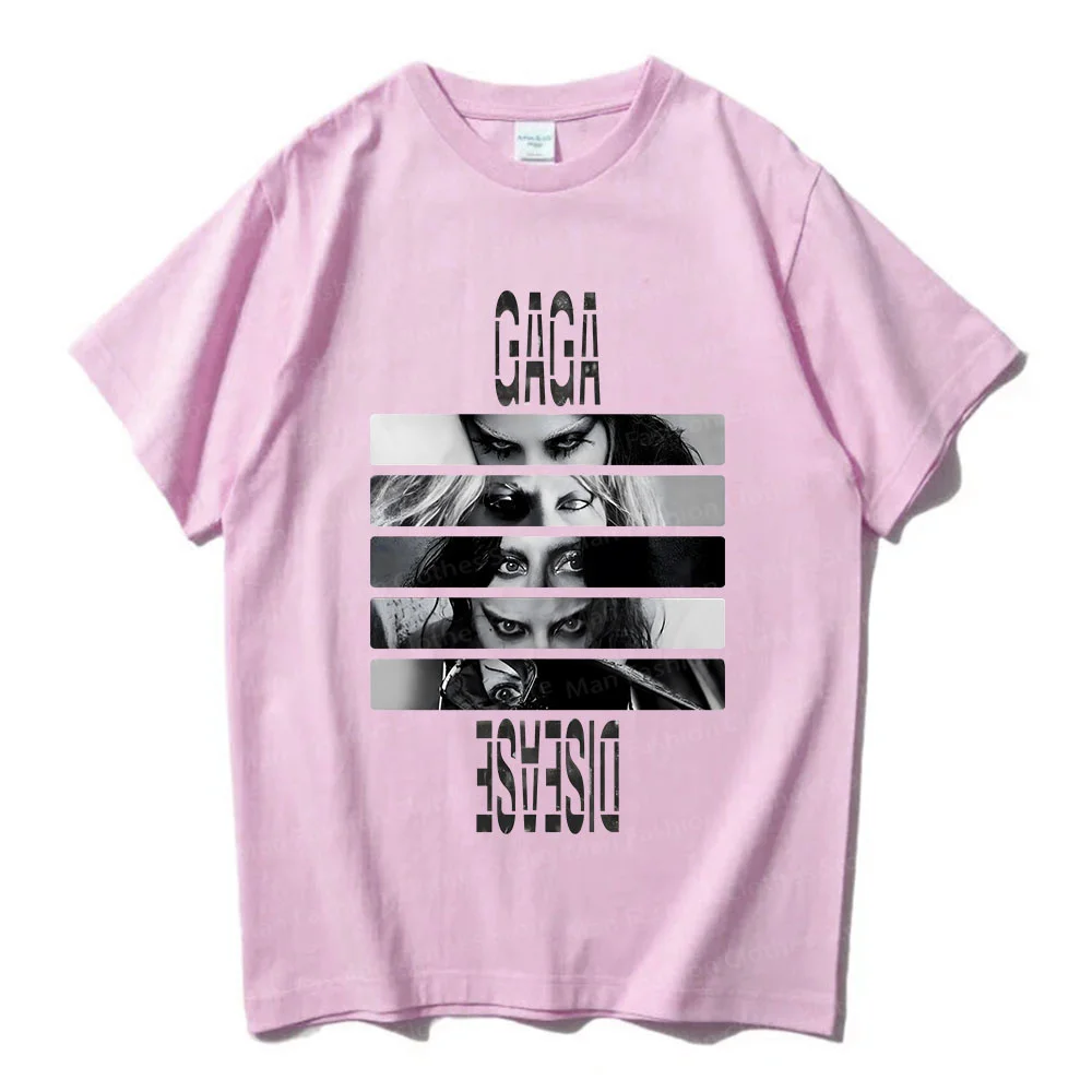 Lady Gaga Disease Printing T-shirt Men_Women Clothing Casual Short Sleeve Summer Spring Tee-shirt Ropa Hombre Streetwear Tees 4