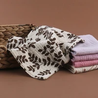 5PCS Soft Absorbent Gauze Cotton Baby Towels Wipe Face Cloths Towel Face Handkerchief Baby Bathing Feeding Washcloth 2