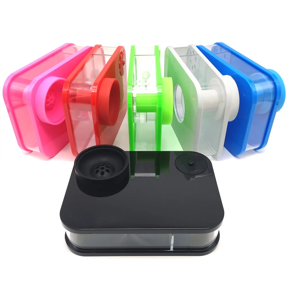 Square Acrylic Hookah Set with LED Light Bongs in Australian