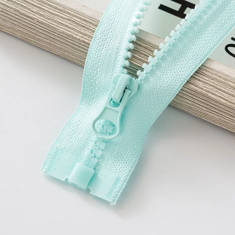 Resin Open-End Zipper for Garment Sewing and Accessories